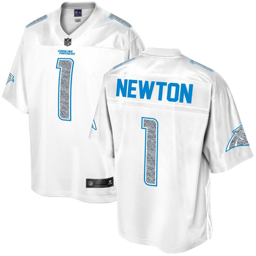 Cam Newton Carolina Panthers NFL Pro Line White Out Fashion Jersey - White