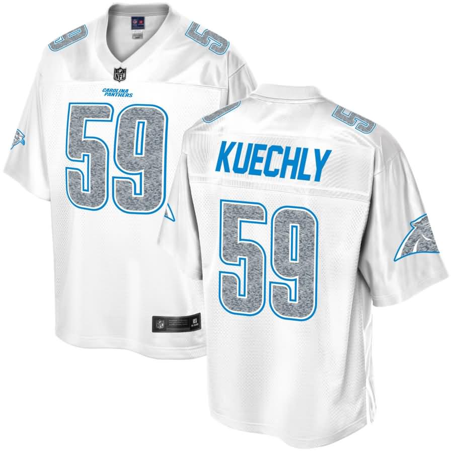 Luke Kuechly Carolina Panthers NFL Pro Line White Out Fashion Jersey - White