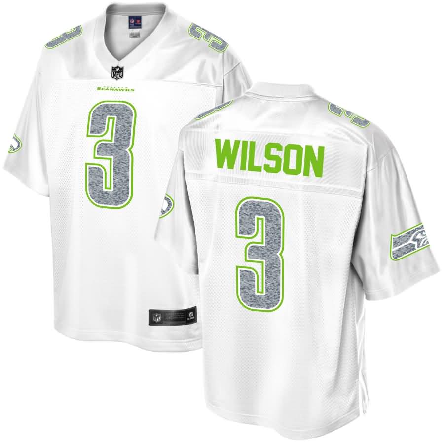 Russell Wilson Seattle Seahawks NFL Pro Line White Out Fashion Jersey - White