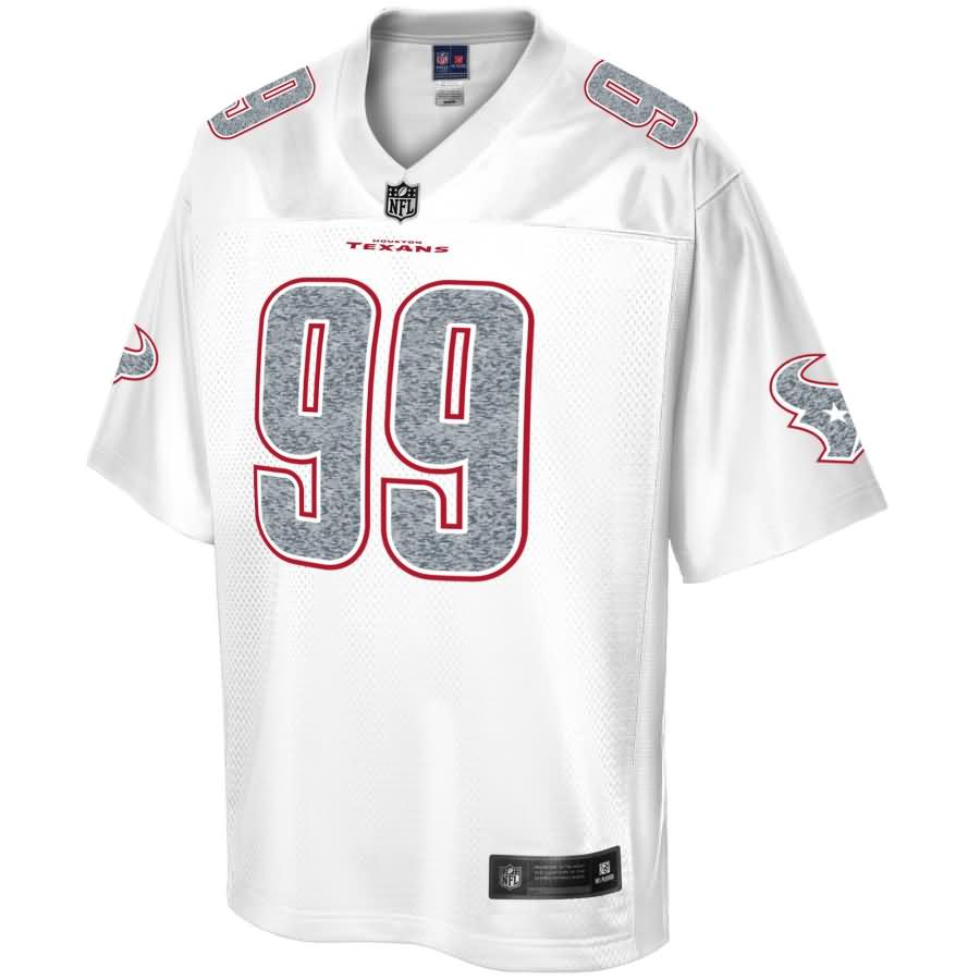 J.J. Watt Houston Texans NFL Pro Line White Out Fashion Jersey - White