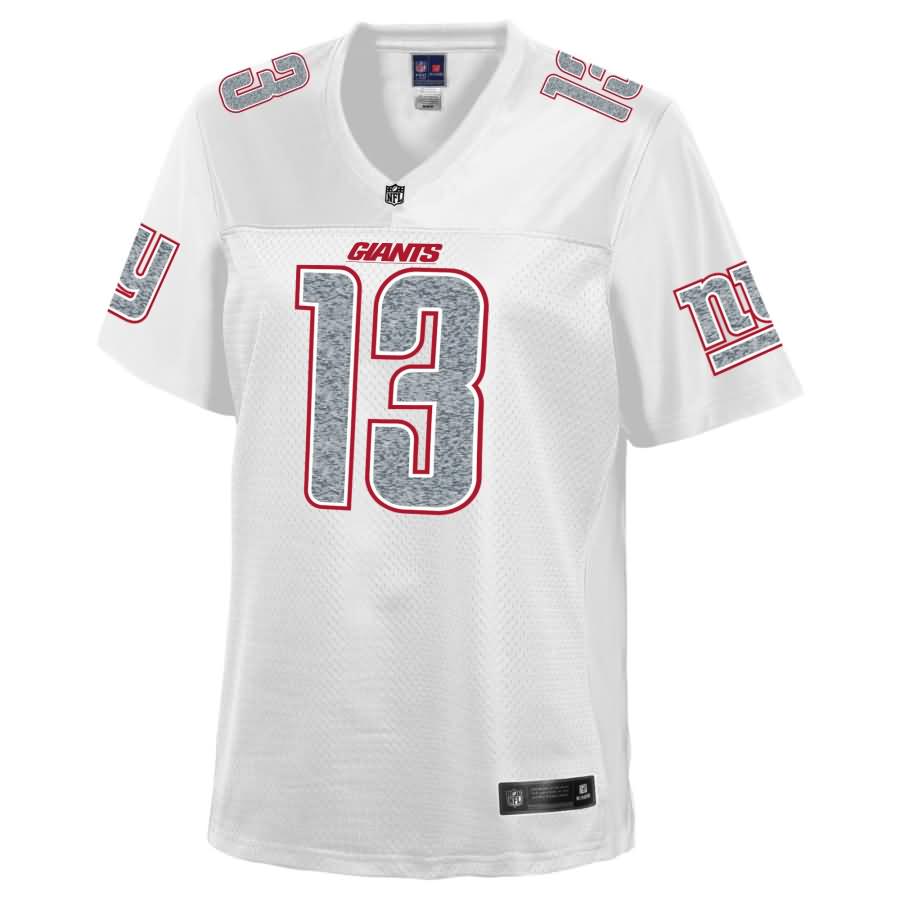 Odell Beckham Jr New York Giants NFL Pro Line Women's White Out Fashion Jersey - White