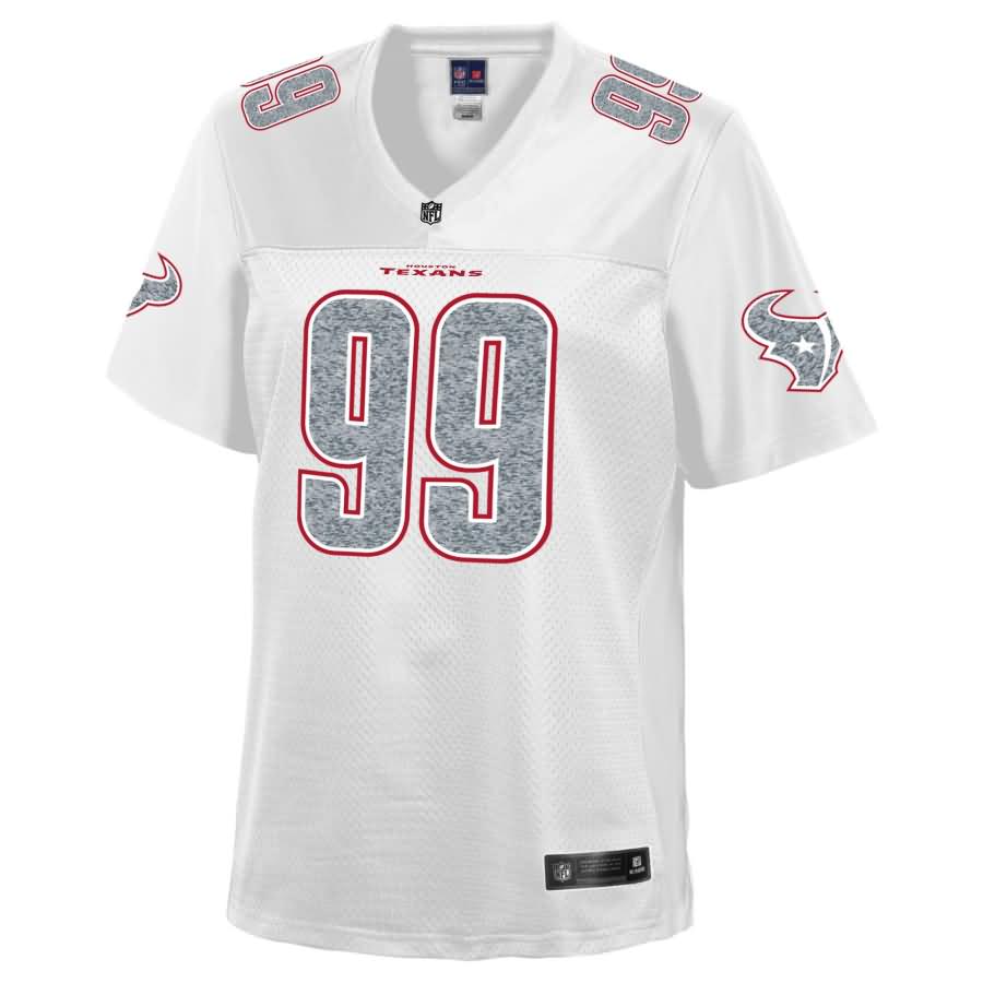 J.J. Watt Houston Texans NFL Pro Line Women's White Out Fashion Jersey - White