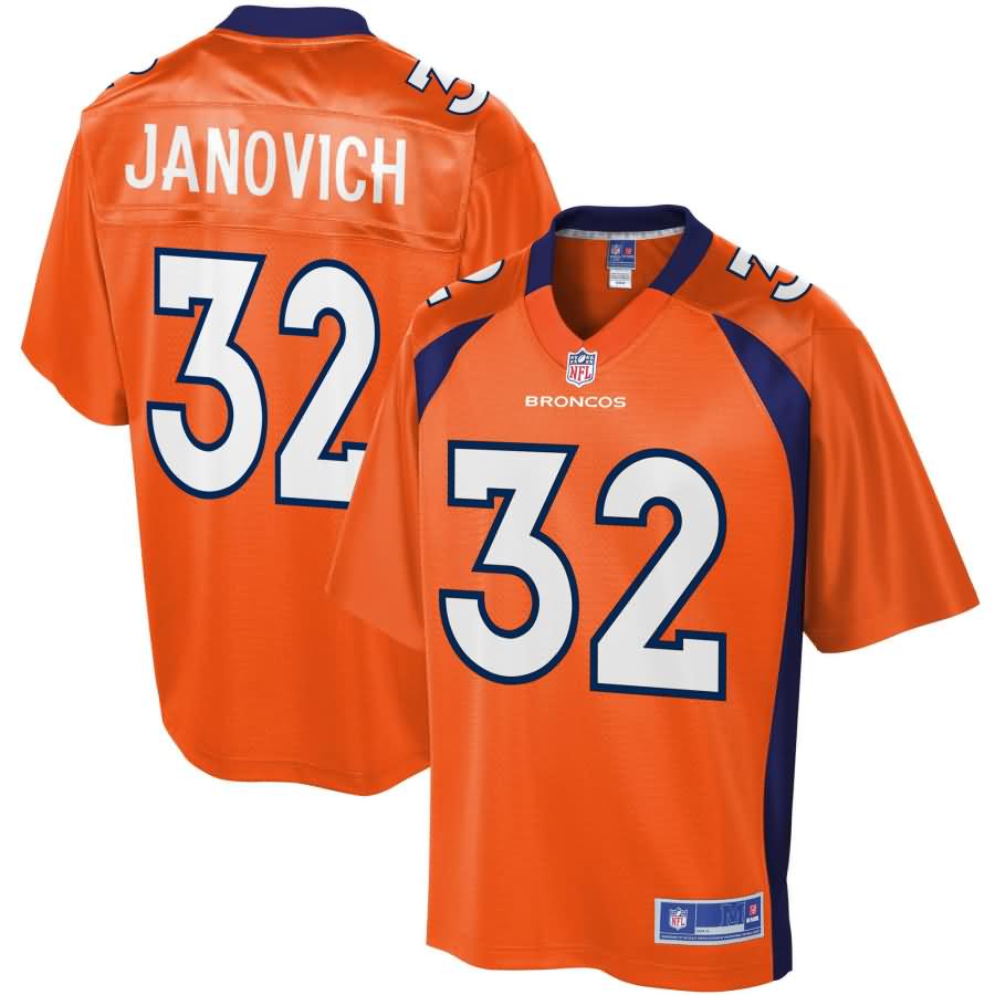 Andy Janovich Denver Broncos NFL Pro Line Player Jersey - Orange