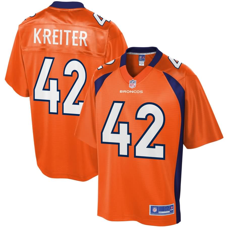 Casey Kreiter Denver Broncos NFL Pro Line Player Jersey - Orange