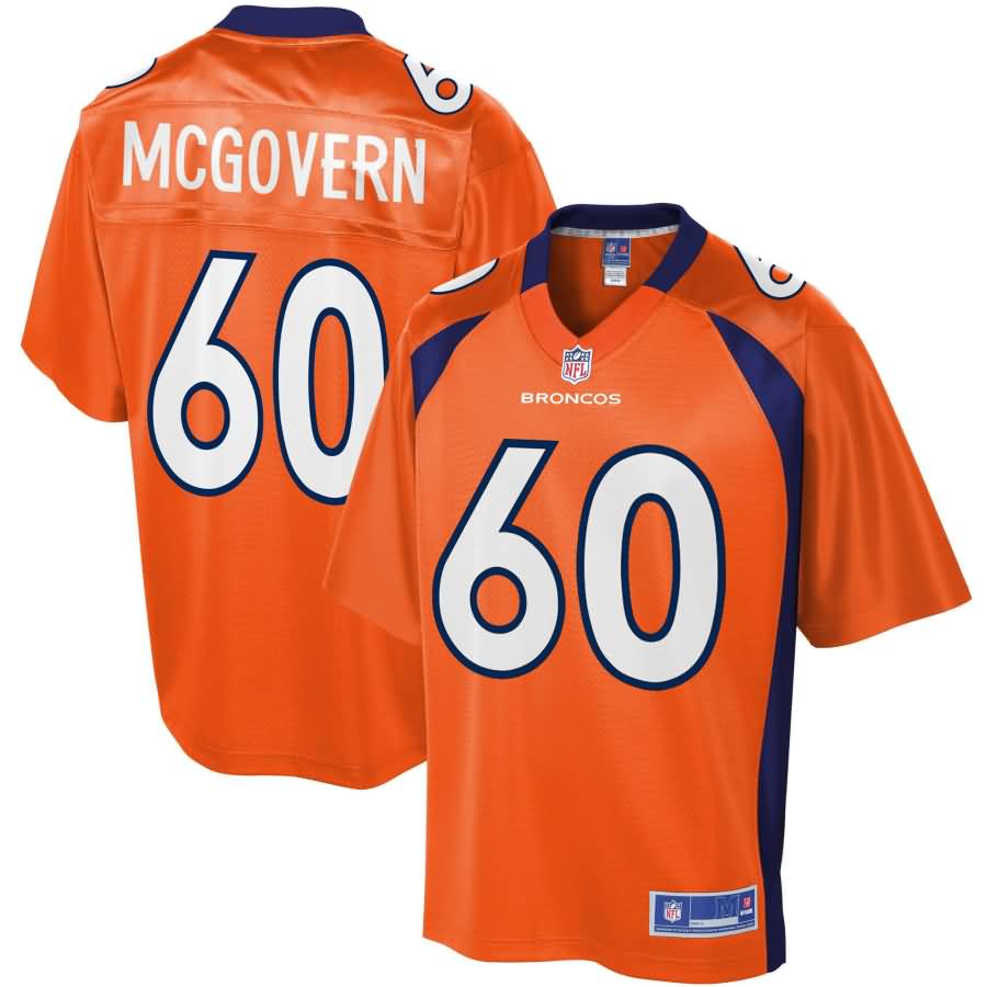 Connor McGovern Denver Broncos NFL Pro Line Player Jersey - Orange