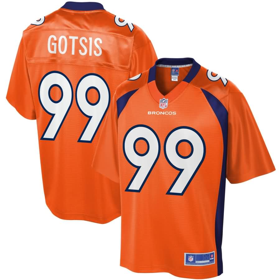 Adam Gotsis Denver Broncos NFL Pro Line Player Jersey - Orange