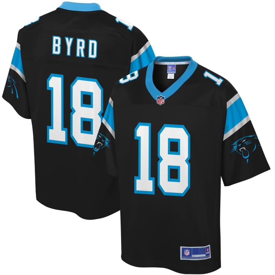 Damiere Byrd Carolina Panthers NFL Pro Line Player Jersey - Black