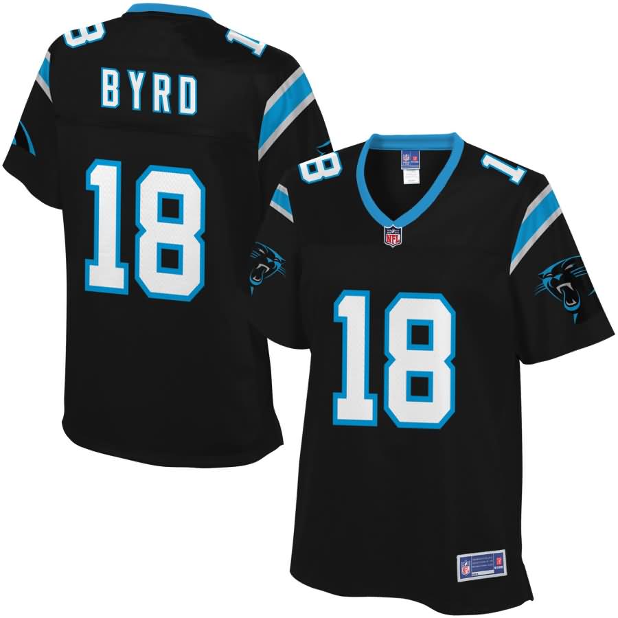 Damiere Byrd Carolina Panthers NFL Pro Line Women's Player Jersey - Black