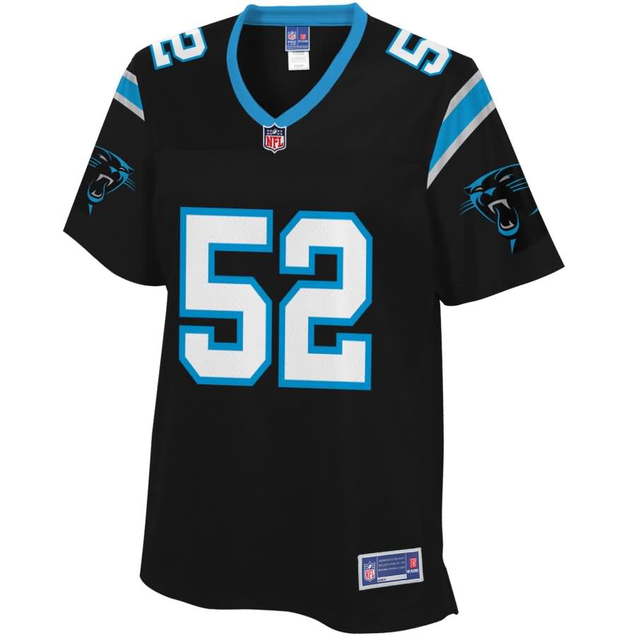 Jared Norris Carolina Panthers NFL Pro Line Women's Player Jersey - Black