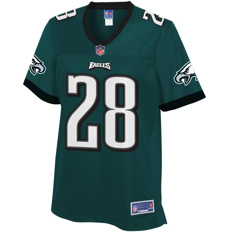 Wendell Smallwood Philadelphia Eagles NFL Pro Line Women's Player Jersey - Midnight Green