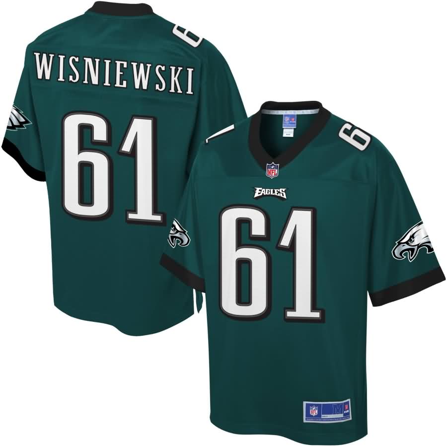 Stefen Wisniewski Philadelphia Eagles NFL Pro Line Youth Player Jersey - Midnight Green