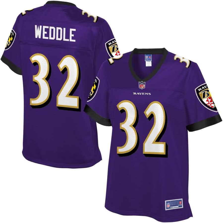 Eric Weddle Baltimore Ravens NFL Pro Line Women's Player Jersey - Purple