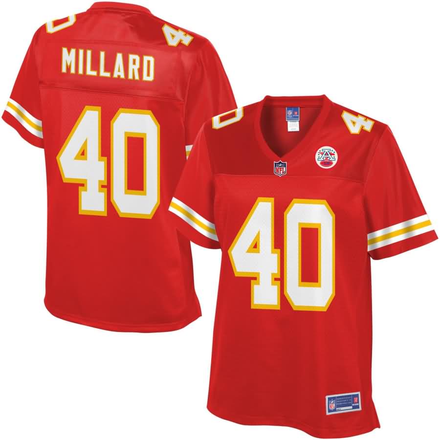 Trey Millard Kansas City Chiefs NFL Pro Line Women's Player Jersey - Red