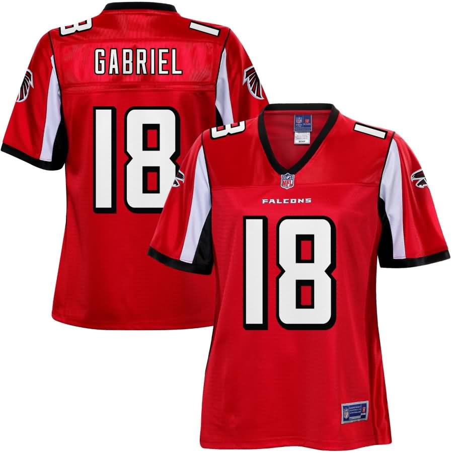 Taylor Gabriel Atlanta Falcons NFL Pro Line Women's Player Jersey - Red