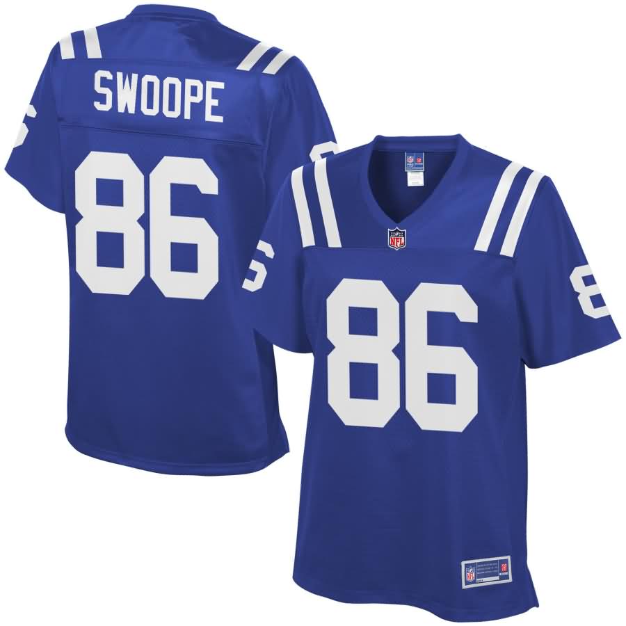 Erik Swoope Indianapolis Colts NFL Pro Line Women's Player Jersey - Royal