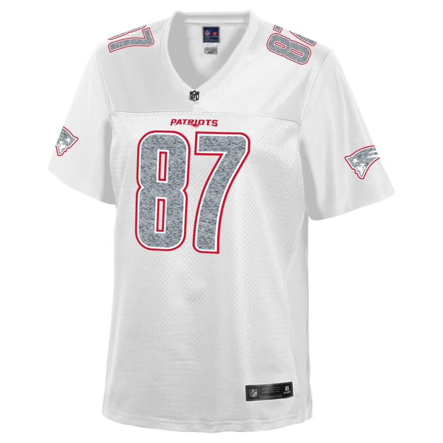 Rob Gronkowski New England Patriots NFL Pro Line Women's White Out Fashion Jersey - White