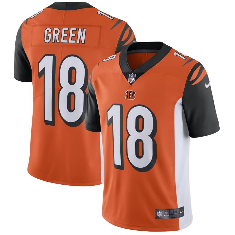 A.J. Green Cincinnati Bengals Nike Vapor Untouchable Limited Player Jersey - Orange