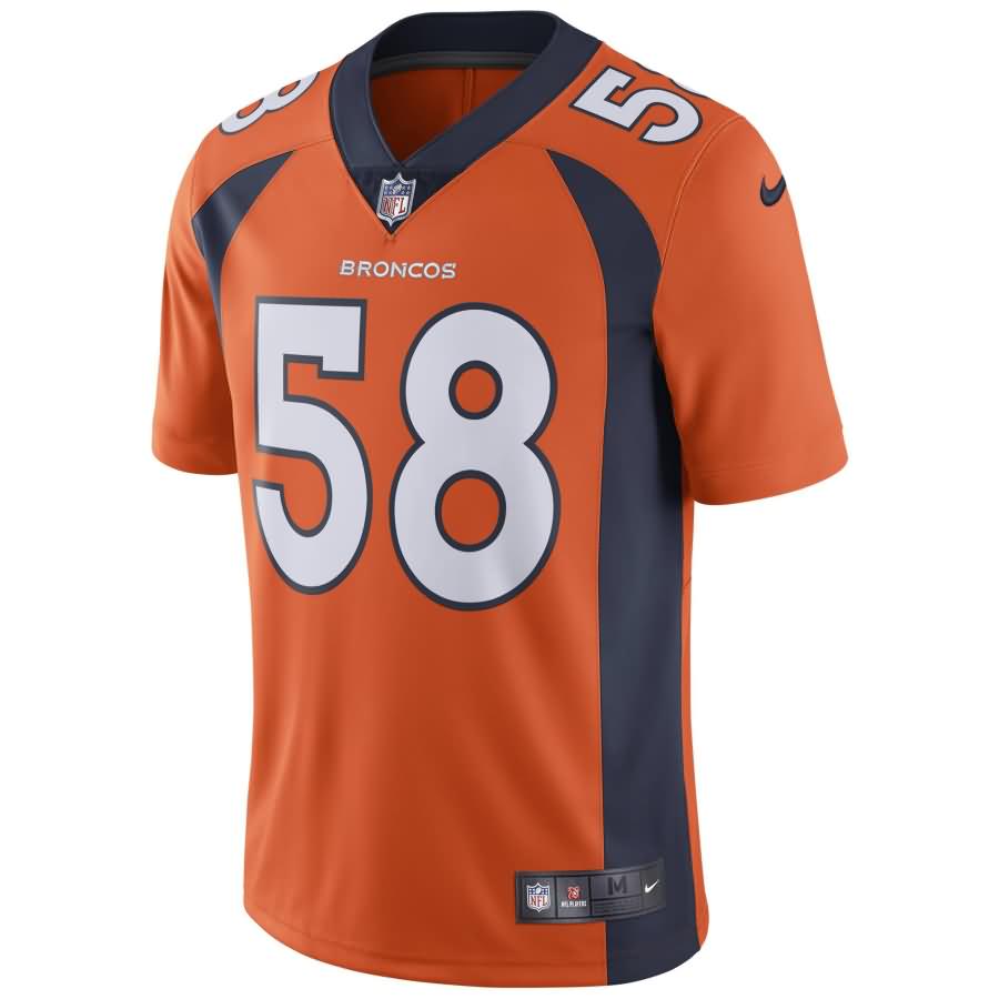 Von Miller Denver Broncos Nike Vapor Untouchable Limited Player Jersey - Orange