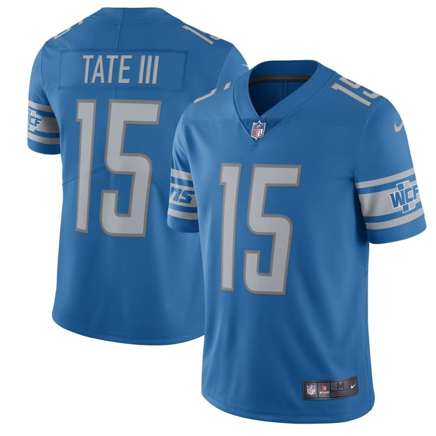 Golden Tate Detroit Lions Nike 2017 Vapor Untouchable Limited Player Jersey - Blue