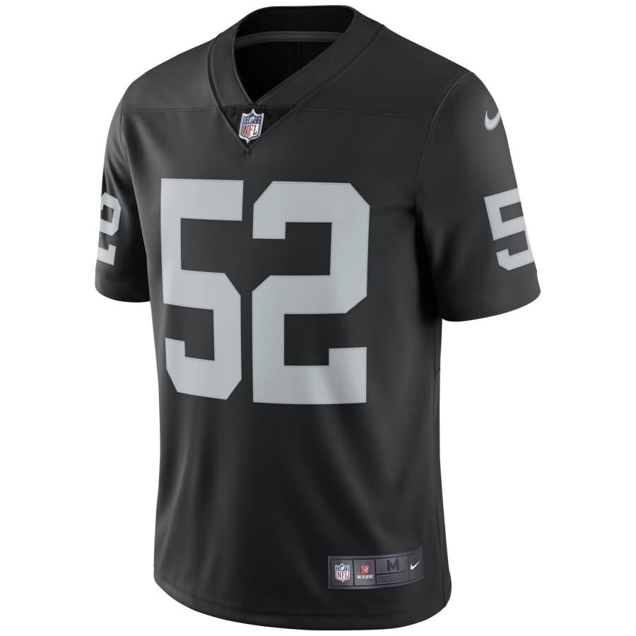 Khalil Mack Oakland Raiders Nike Vapor Untouchable Limited Player Jersey - Black