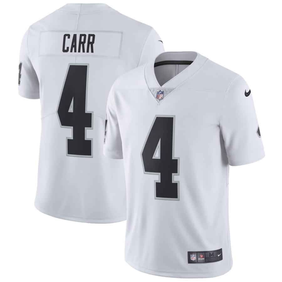 Derek Carr Oakland Raiders Nike Vapor Untouchable Limited Player Jersey - White