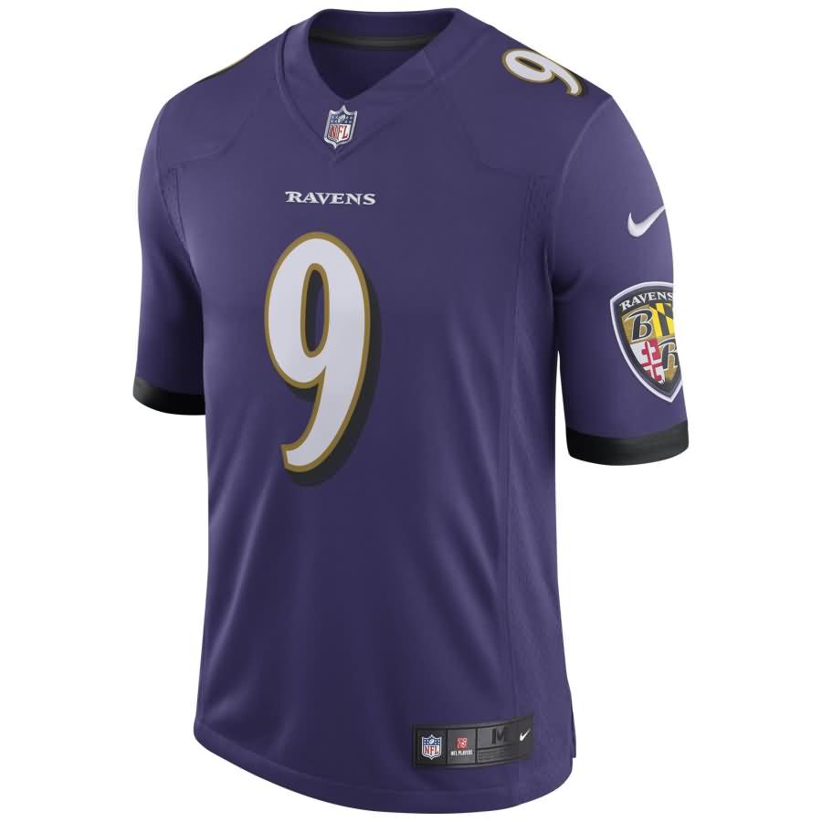 Justin Tucker Baltimore Ravens Nike Speed Machine Limited Player Jersey - Purple