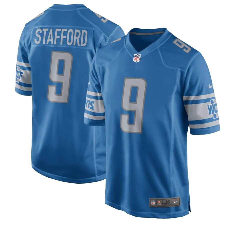 Matthew Stafford Detroit Lions Nike 2017 Game Jersey - Blue