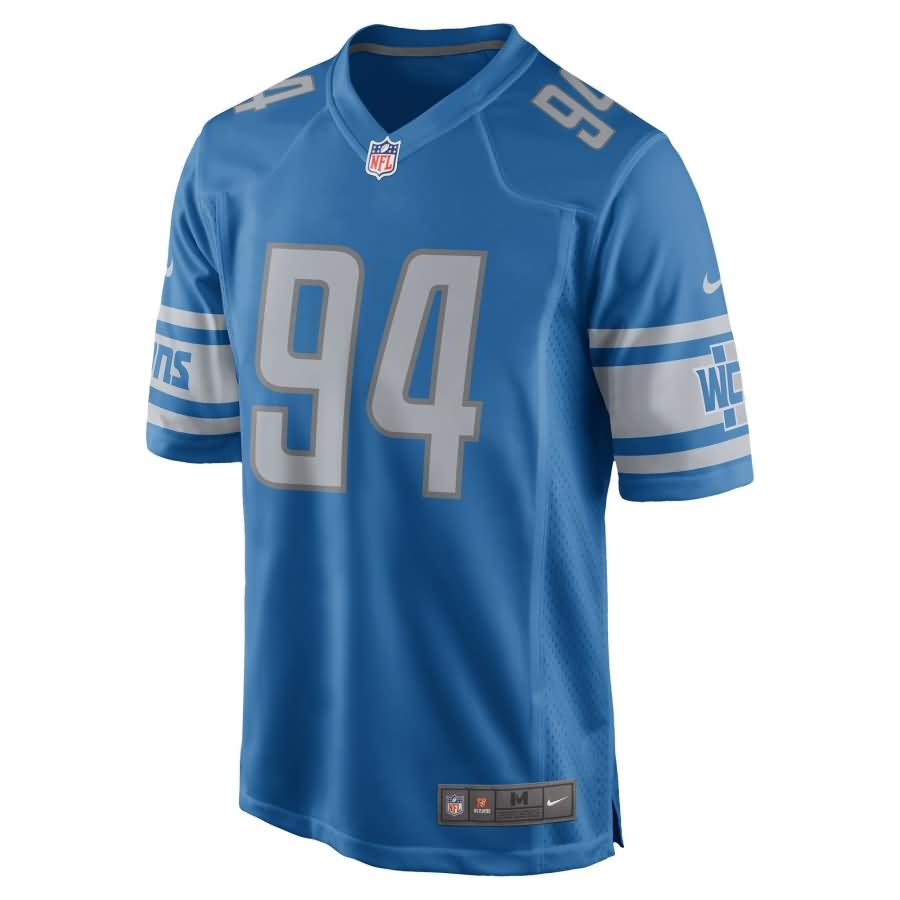 Ziggy Ansah Detroit Lions Nike 2017 Game Jersey - Blue