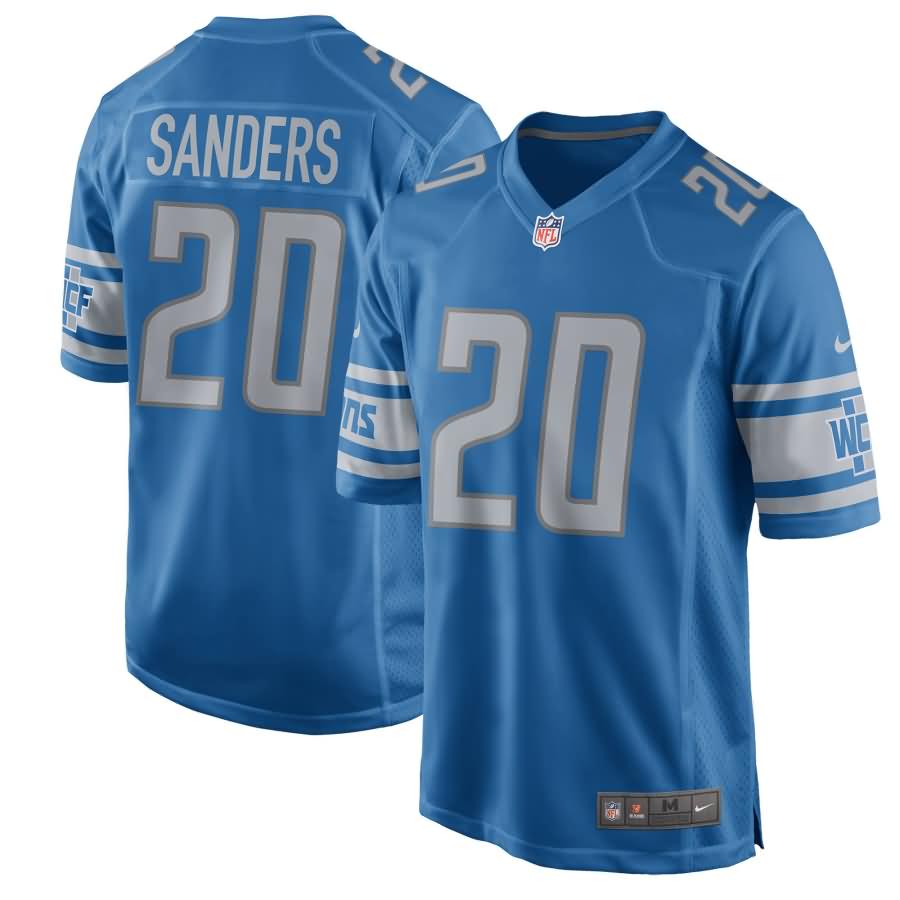 Barry Sanders Detroit Lions Nike 2017 Retired Player Game Jersey - Blue