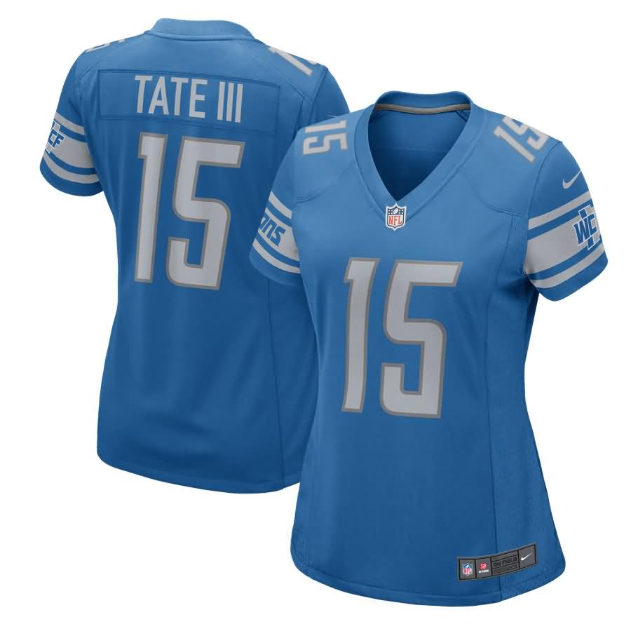 Golden Tate Detroit Lions Nike Women's 2017 Game Jersey - Blue