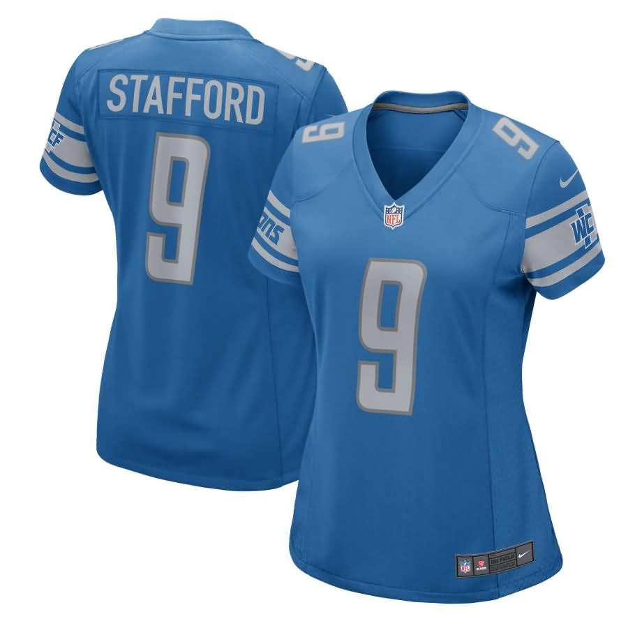 Matthew Stafford Detroit Lions Nike Women's 2017 Game Jersey - Blue