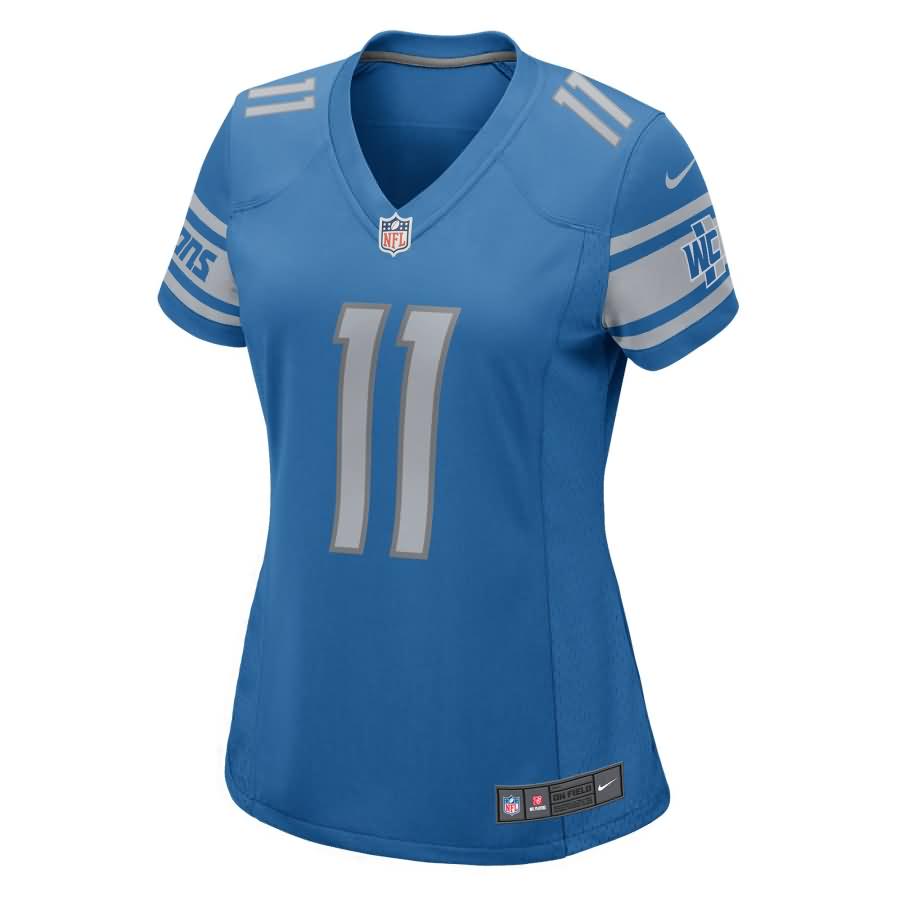 Marvin Jones Jr Detroit Lions Nike Women's 2017 Game Jersey - Blue