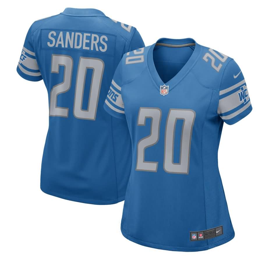 Barry Sanders Detroit Lions Nike Women's 2017 Retired Player Game Jersey - Blue