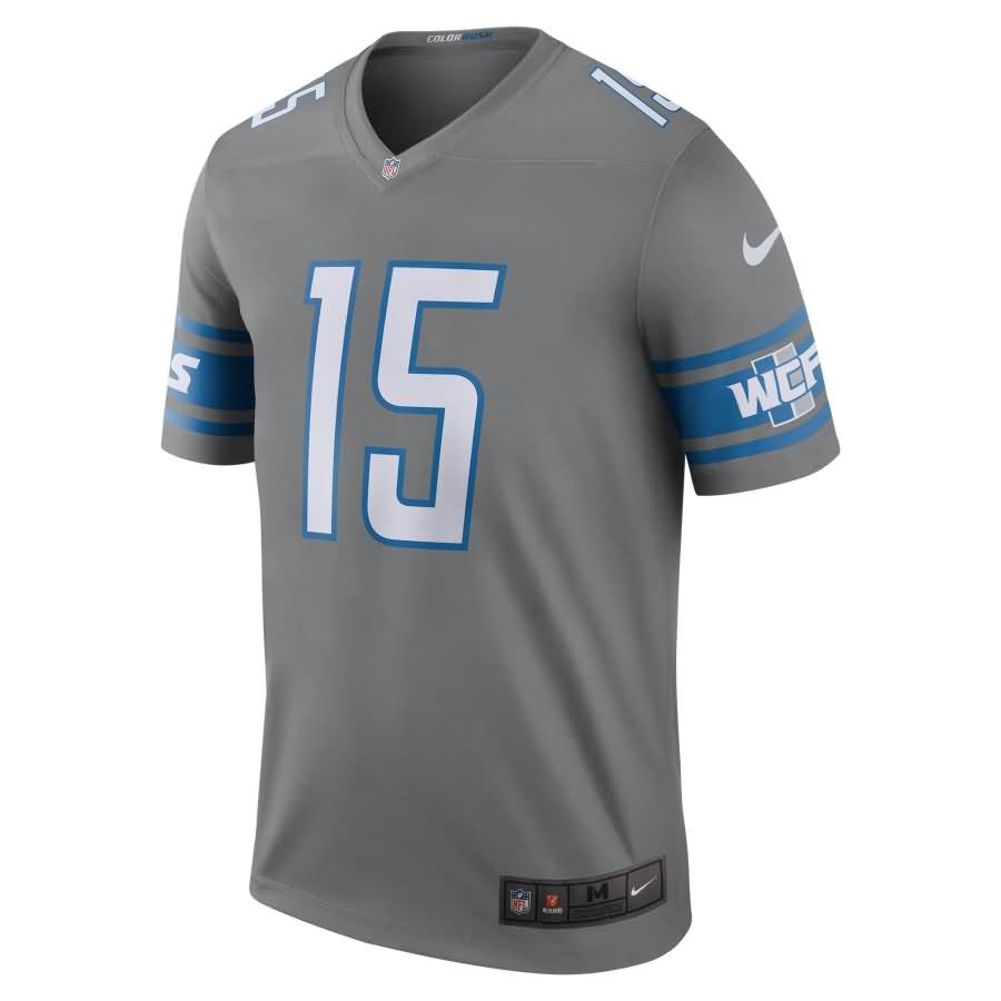 Golden Tate Detroit Lions Nike 2017 Color Rush Legend Jersey - Steel