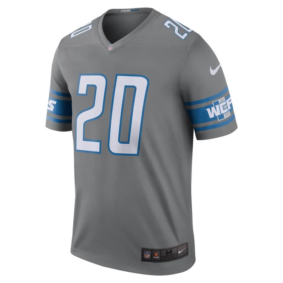 Barry Sanders Detroit Lions Nike 2017 Color Rush Legend Jersey - Steel