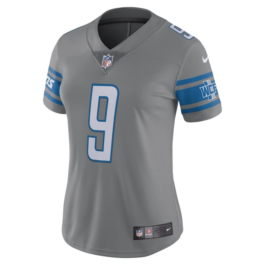 Matthew Stafford Detroit Lions Nike Women's 2017 Color Rush Limited Jersey - Steel