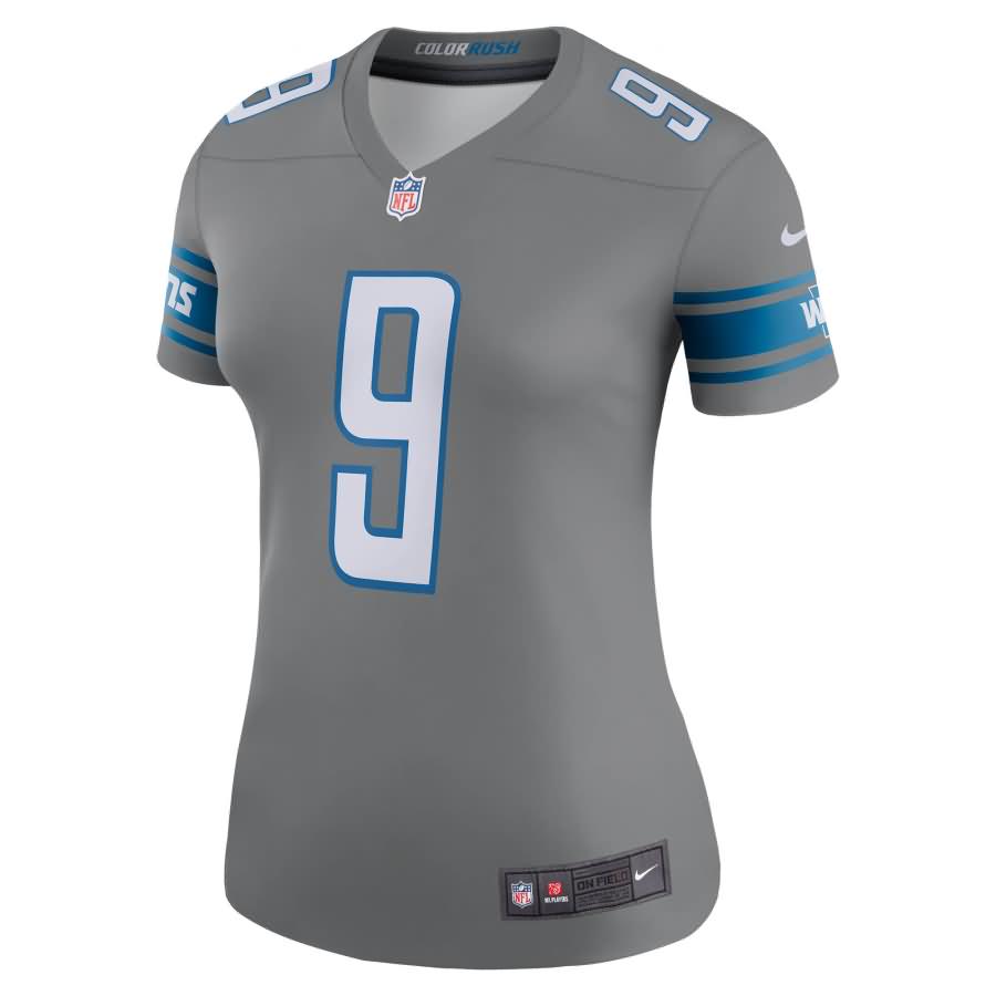 Matthew Stafford Detroit Lions Nike Women's Color Rush Legend Jersey - Steel