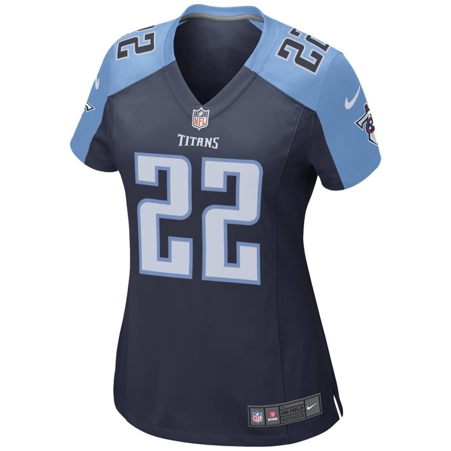 Derrick Henry Tennessee Titans Nike Women's Game Jersey - Navy