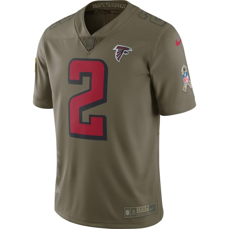 Matt Ryan Atlanta Falcons Nike Salute To Service Limited Jersey - Olive