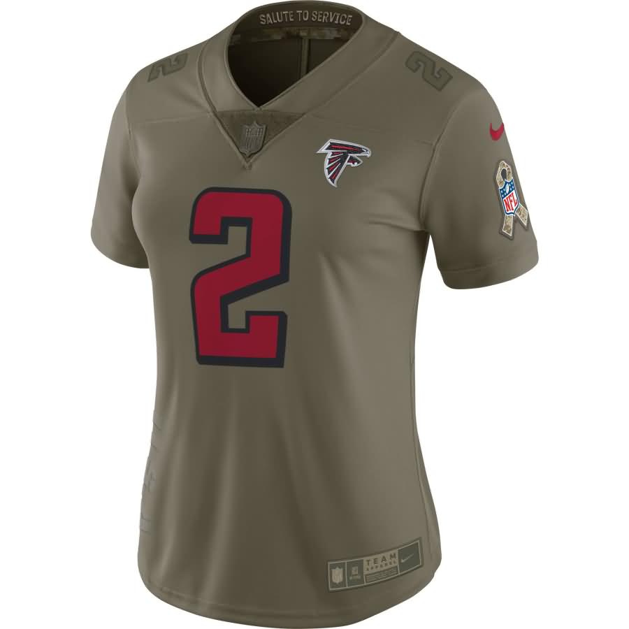 Matt Ryan Atlanta Falcons Nike Women's Salute to Service Limited Jersey - Olive