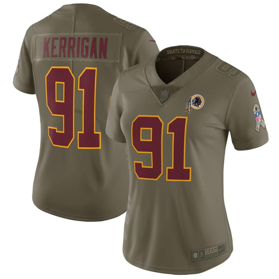 Ryan Kerrigan Washington Redskins Nike Women's Salute to Service Limited Jersey - Olive