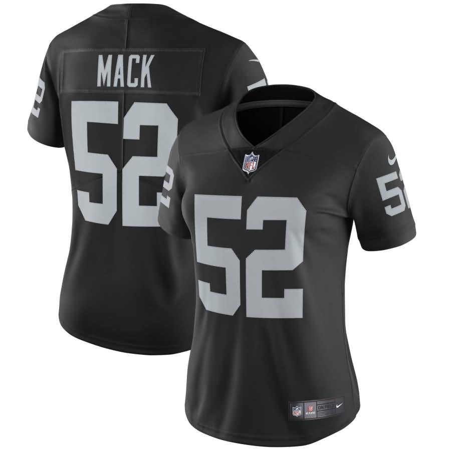 Khalil Mack Oakland Raiders Nike Women's Vapor Untouchable Limited Player Jersey - Black