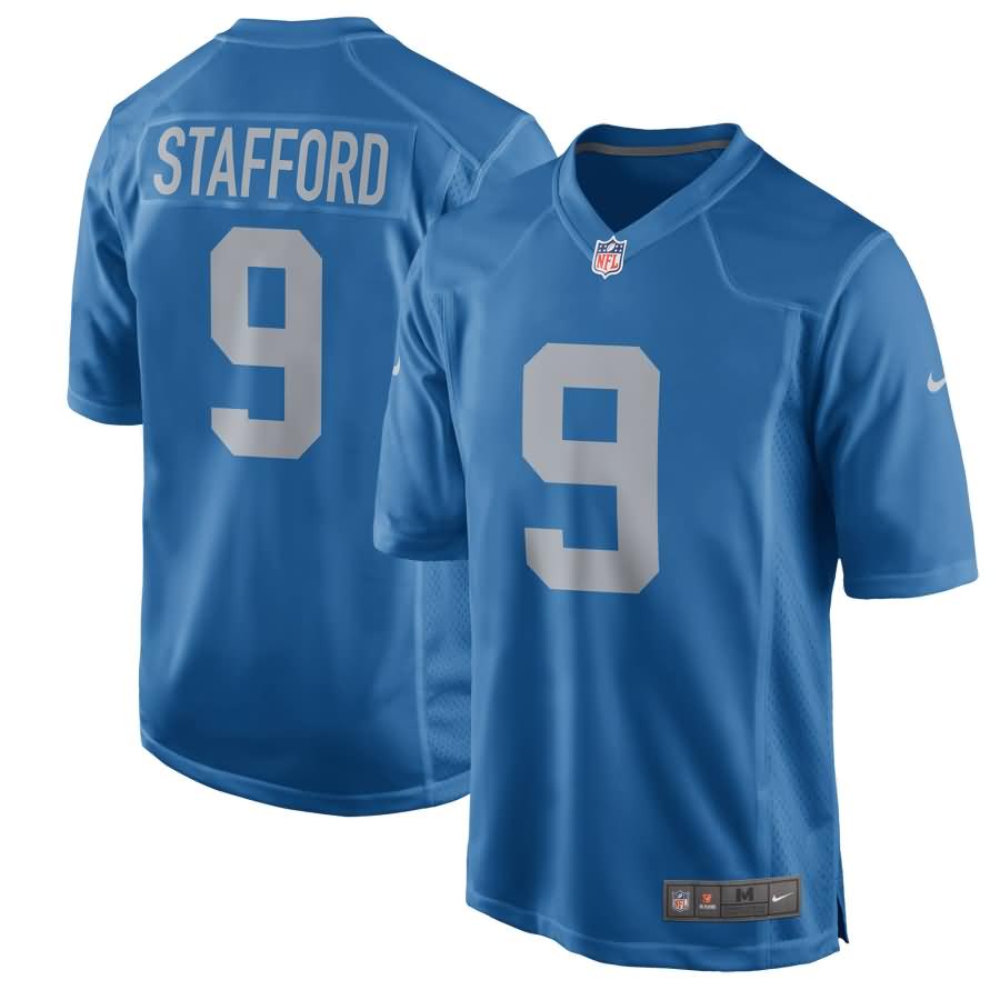 Matthew Stafford Detroit Lions Nike Youth 2017 Throwback Game Jersey - Blue