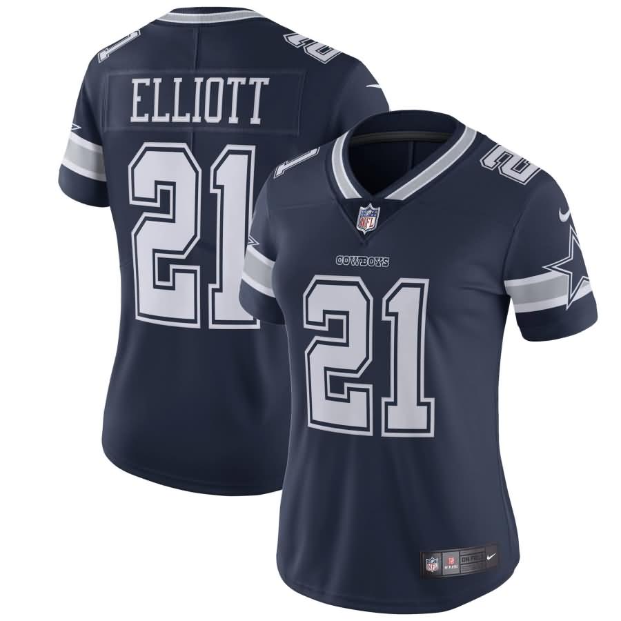 Ezekiel Elliott Dallas Cowboys Nike Women's Vapor Untouchable Limited Jersey - Navy