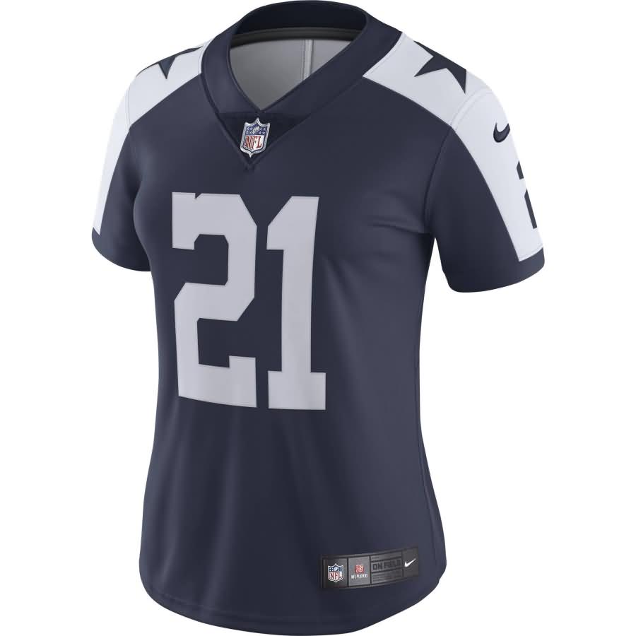 Ezekiel Elliott Dallas Cowboys Nike Women's Alternate Vapor Untouchable Limited Jersey - Navy