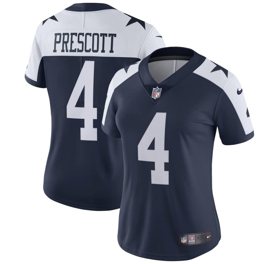 Dak Prescott Dallas Cowboys Nike Women's Alternate Vapor Untouchable Limited Jersey - Navy