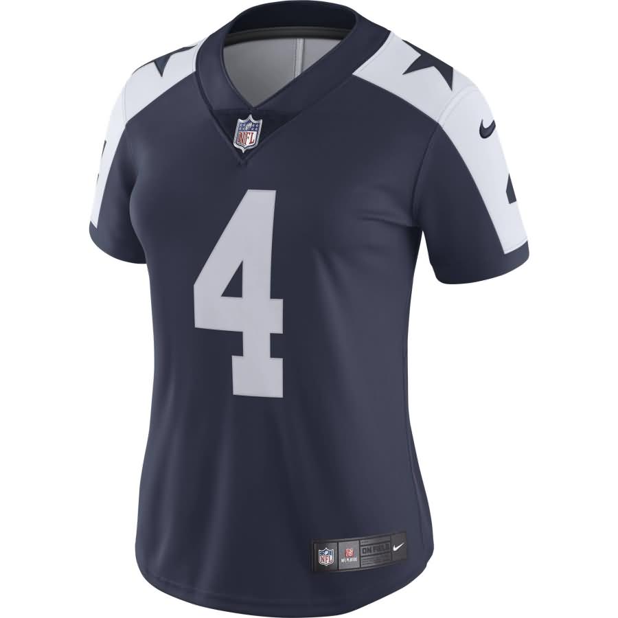 Dak Prescott Dallas Cowboys Nike Women's Alternate Vapor Untouchable Limited Jersey - Navy