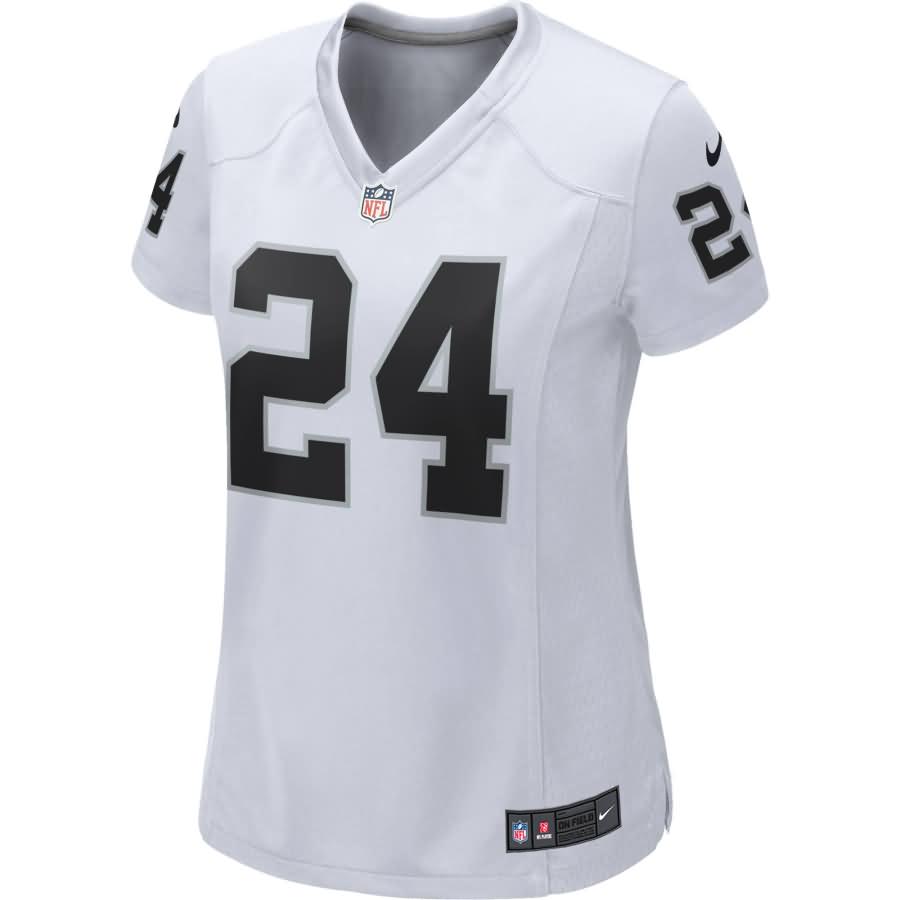 Marshawn Lynch Oakland Raiders Nike Women's Game Jersey - White