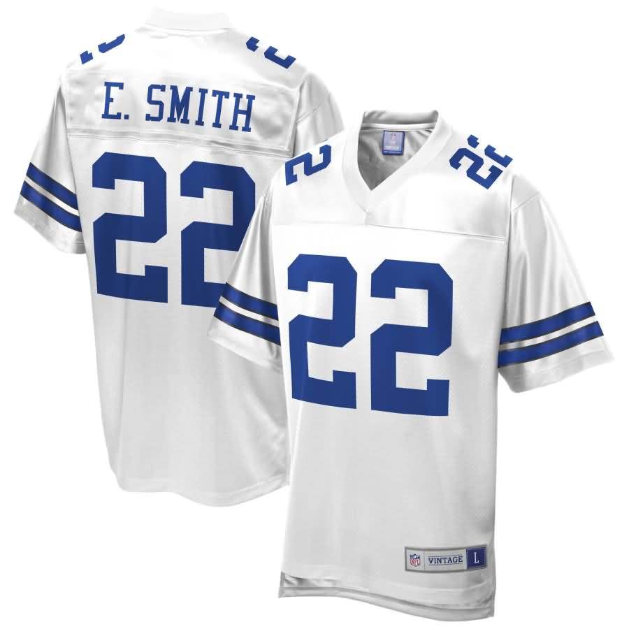 Emmitt Smith Dallas Cowboys NFL Pro Line Retired Player Replica Jersey - White