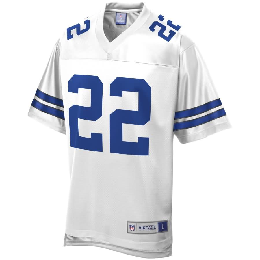 Emmitt Smith Dallas Cowboys NFL Pro Line Retired Player Replica Jersey - White